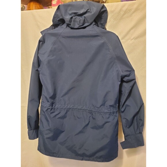 Vtg Cabelas Gore Tex Jacket Mens M Waterproof Hooded Blue Coat Zip Up Outdoor - Picture 3 of 8